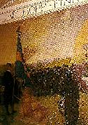 Carl Larsson skolungdomens korum pa ladugardsgarde Sweden oil painting artist